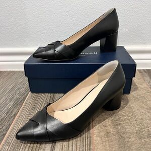 Cole Haan size 8 black pumps worn once
